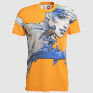 Haize ArtEnki Bilal – Eternal T-Shirt unisexe (orange)Enki Bilal eternal t shirt Orange Small Size 1 min