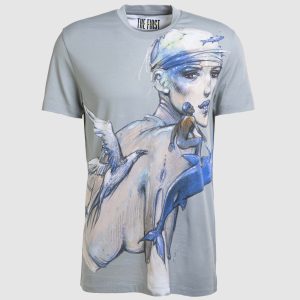 Haize ArtEnki Bilal – Eternal T-Shirt unisexe (gris vert)Enki Bilal Eternal Tshirt Gris Vert 1 min
