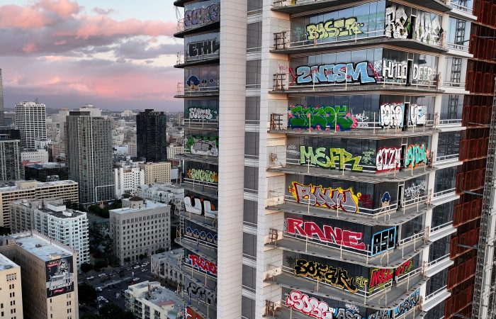 Haize ArtTagged: The Graffiti Rebellion at Oceanwide Plaza, Los AngelesIMG 1110