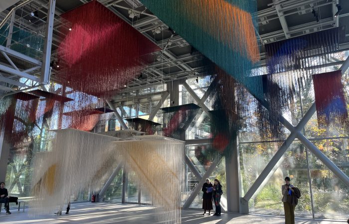 Olga de Amaral at Fondation Cartier