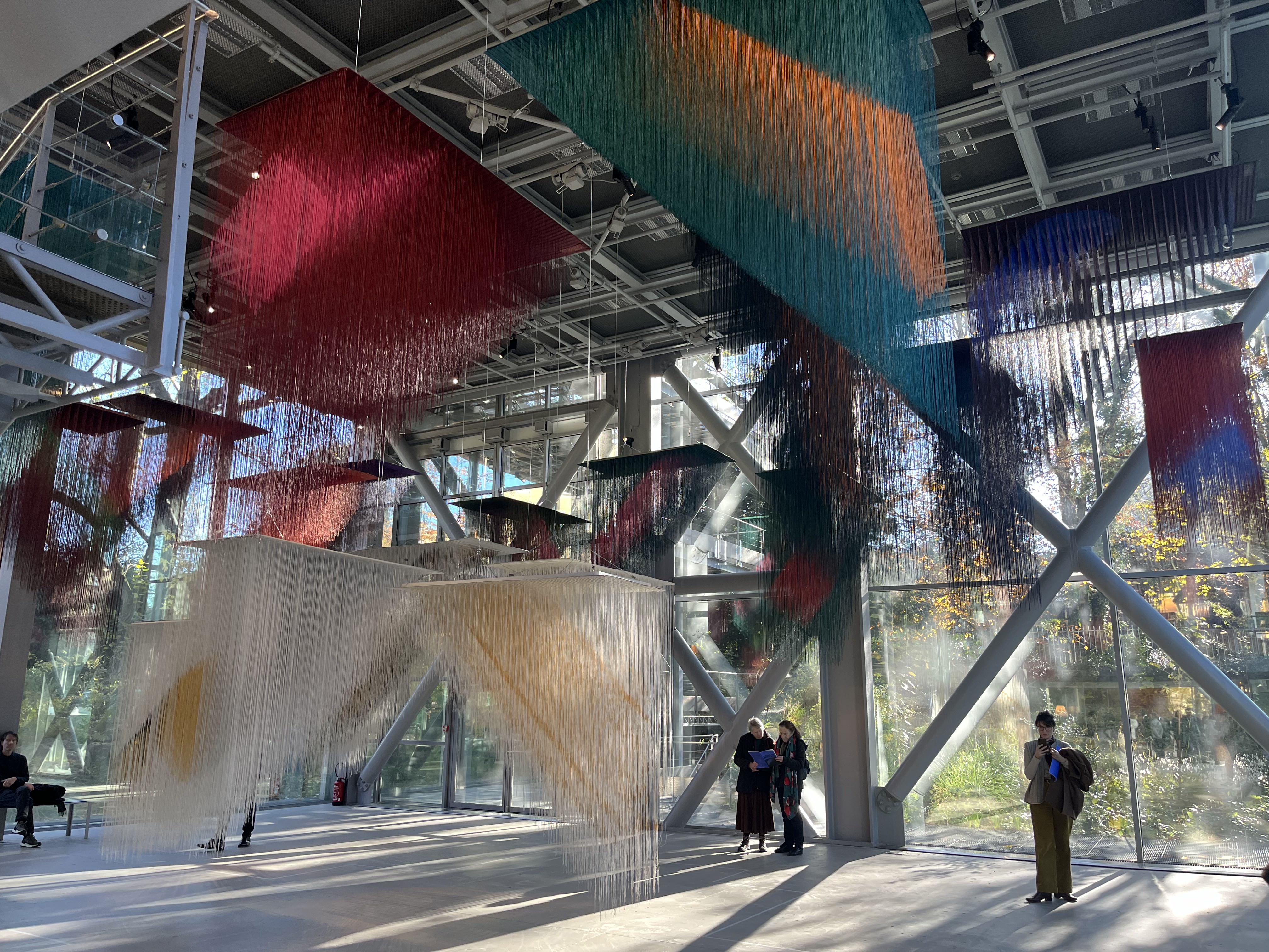 Olga de Amaral at Fondation Cartier